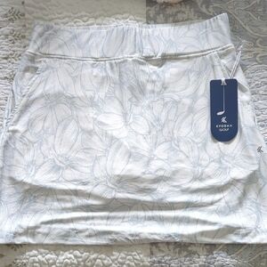 Kyodan White Bubble Mini Skirt Resort Wear